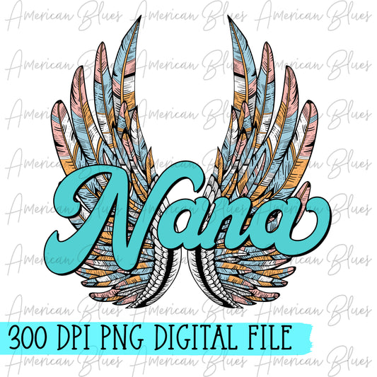 Nana vintage wings DIGITAL
