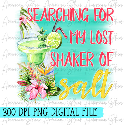 Lost shaker of salt- outline/no outline DIGITAL