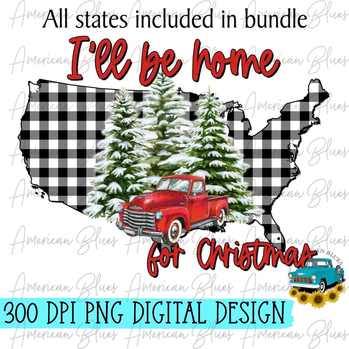 I'll be home for Christmas- All states bundle