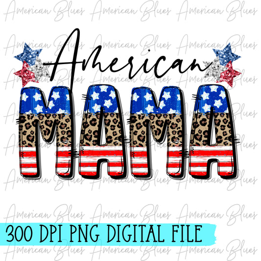 American Mama-cheetah flag