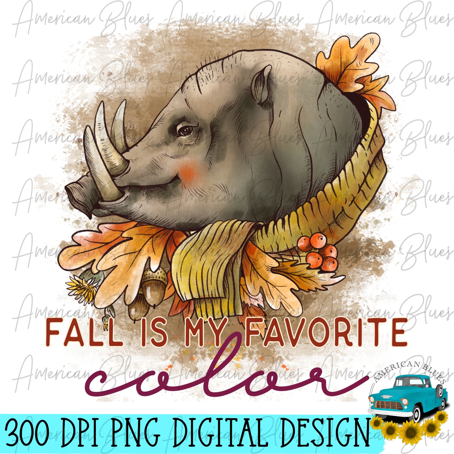 Fall is my favorite color- Boar