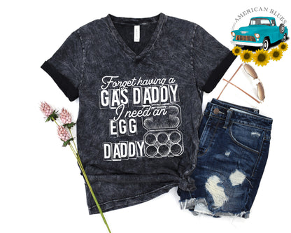 Forget having a gas daddy, I need an egg daddy- single color black and white version included