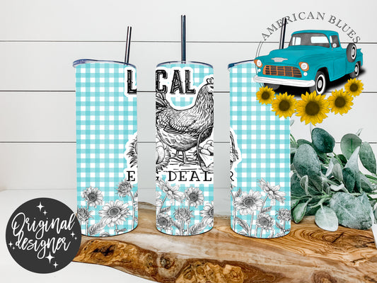 Local Egg Dealer 20 oz tumbler wrap