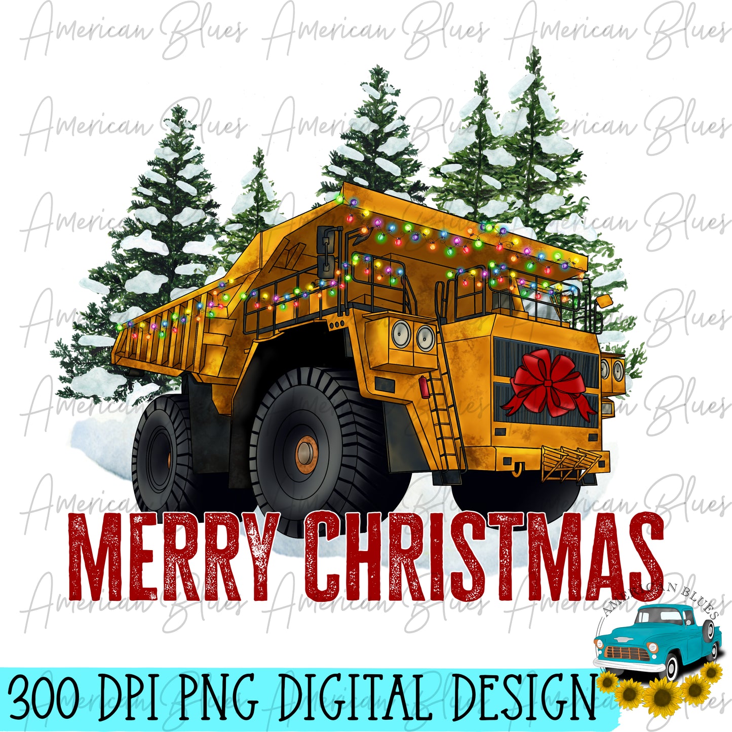 Merry Christmas- haul truck