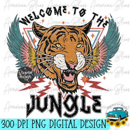 Welcome to the jungle- distressed & regular versions