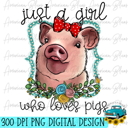 Just a girl who loves pigs