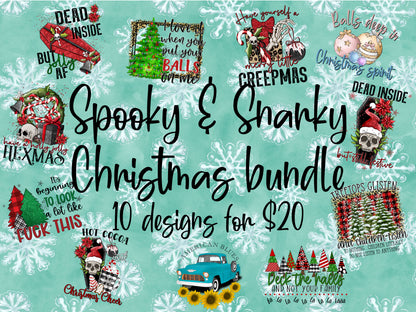 Spooky & Snarky Christmas Bundle-Digital Designs