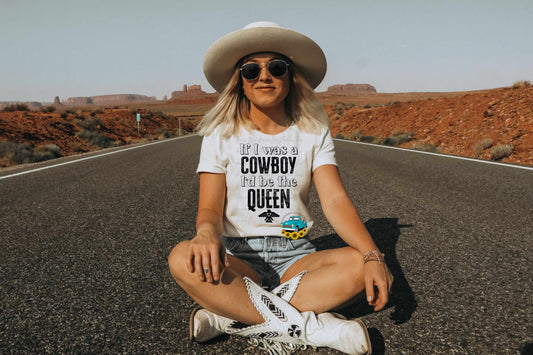 If I was a cowboy I'd be the Queen single color