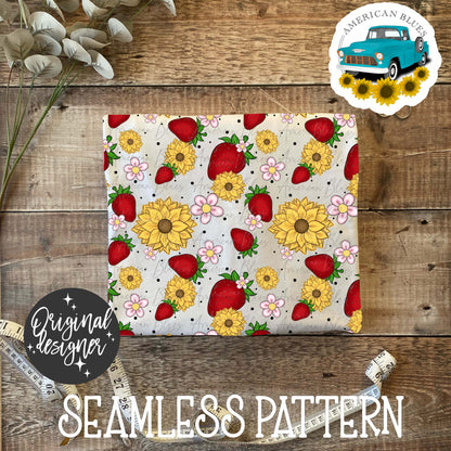 Strawberry Dreams- Seamless Pattern