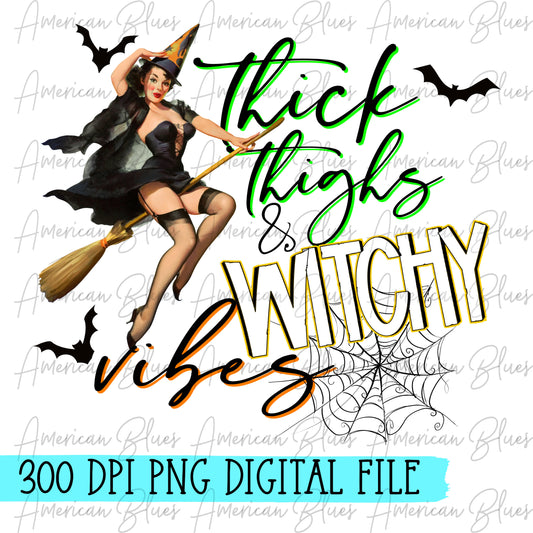 Thick thighs & witchy vibes-digital