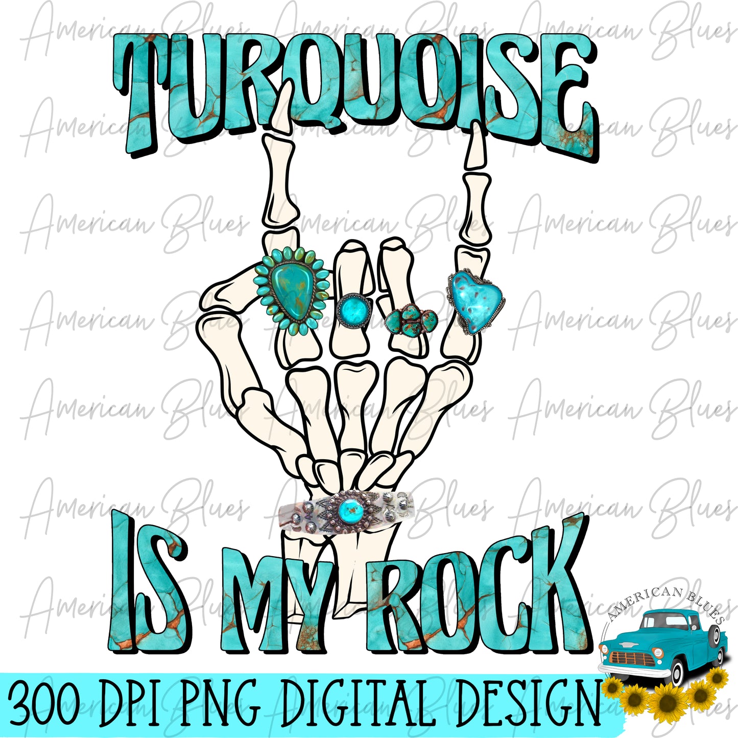 Turquoise is my rock