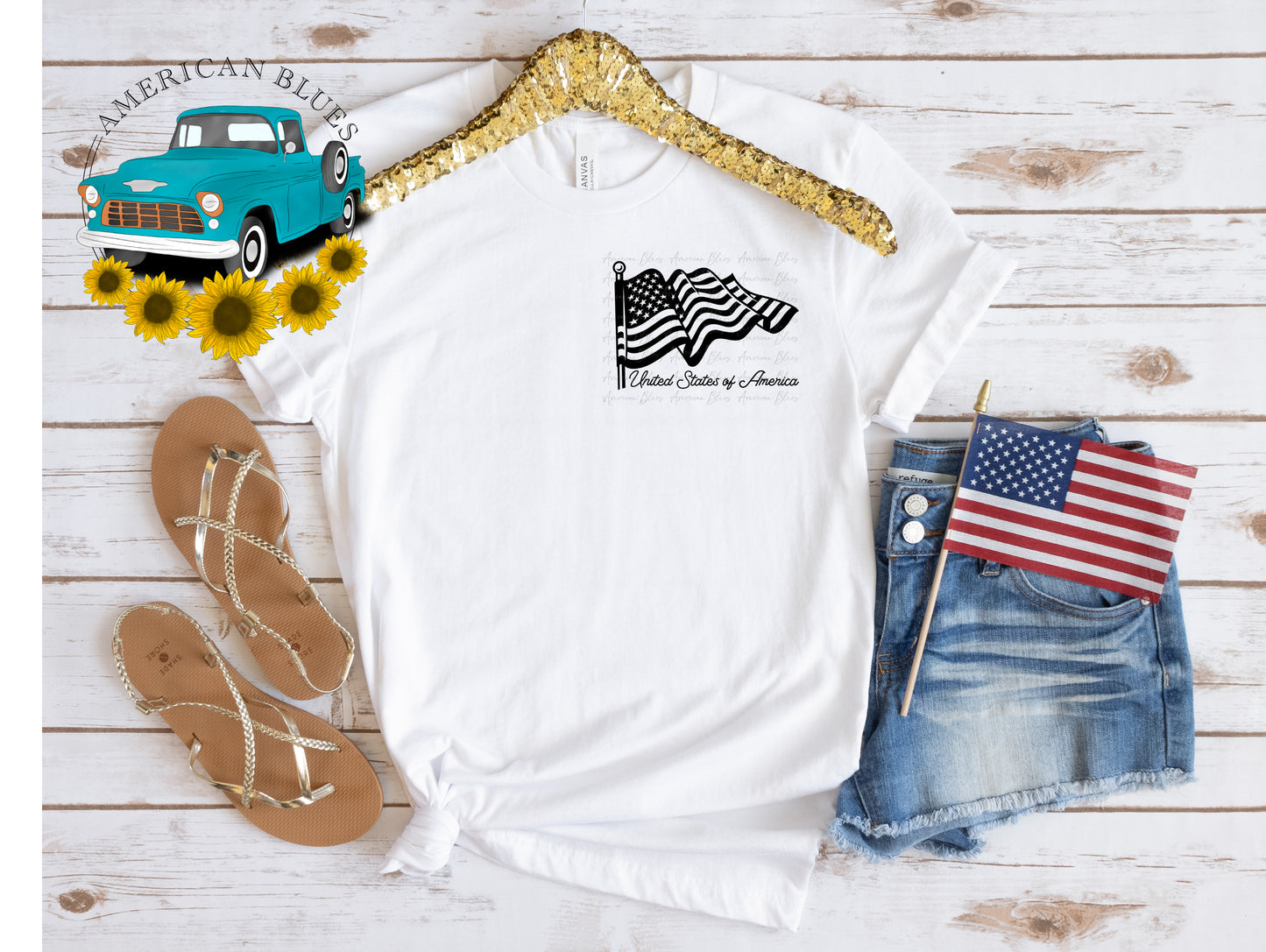 Sweet Land of Liberty with pocket design