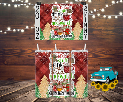 Christmas baking TUMBLER WRAP